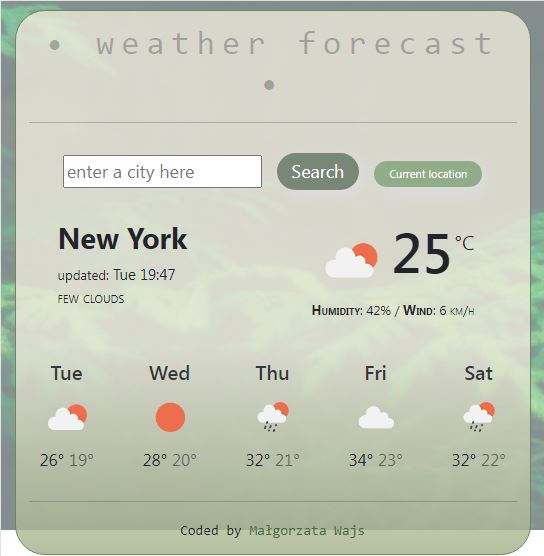 Weather app